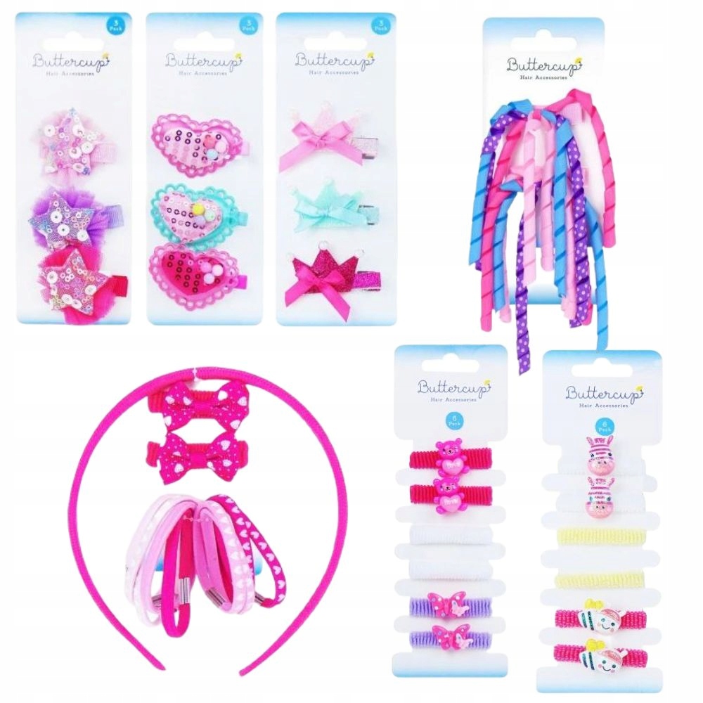 

Gumki opaski spinka opaska do włosów gumka 98 szt