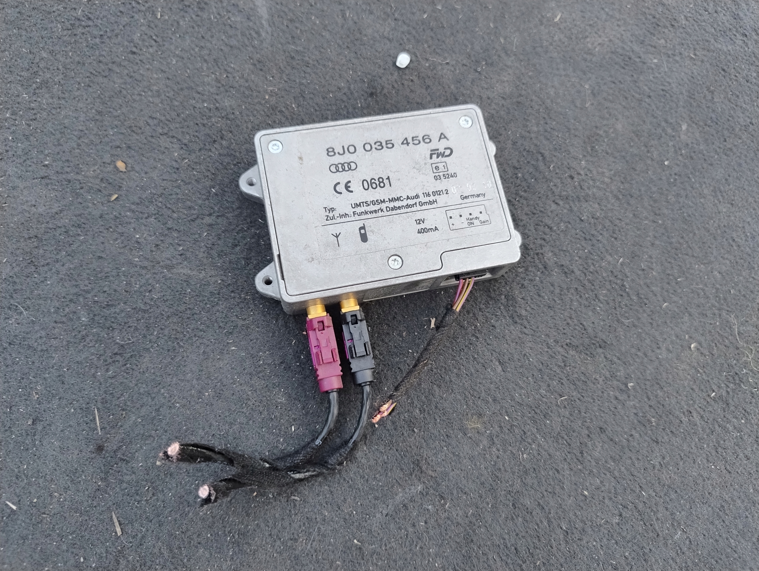 amplifier Anteny Audi A4 B8 A5 8T 8J0035456A