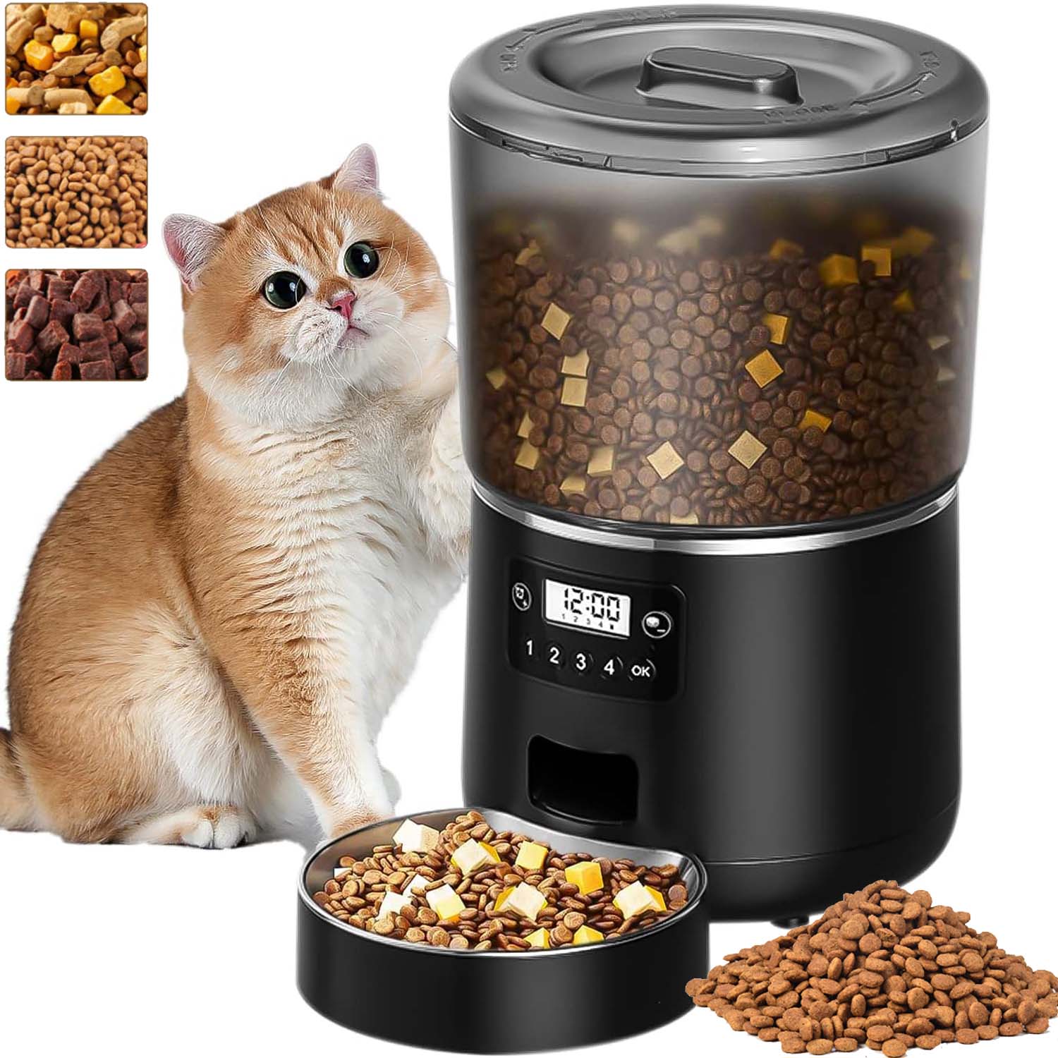 Inteligentní Dávkovač Automatického Krmiva Zásobník Na Krmivo Pro Psa Kočku