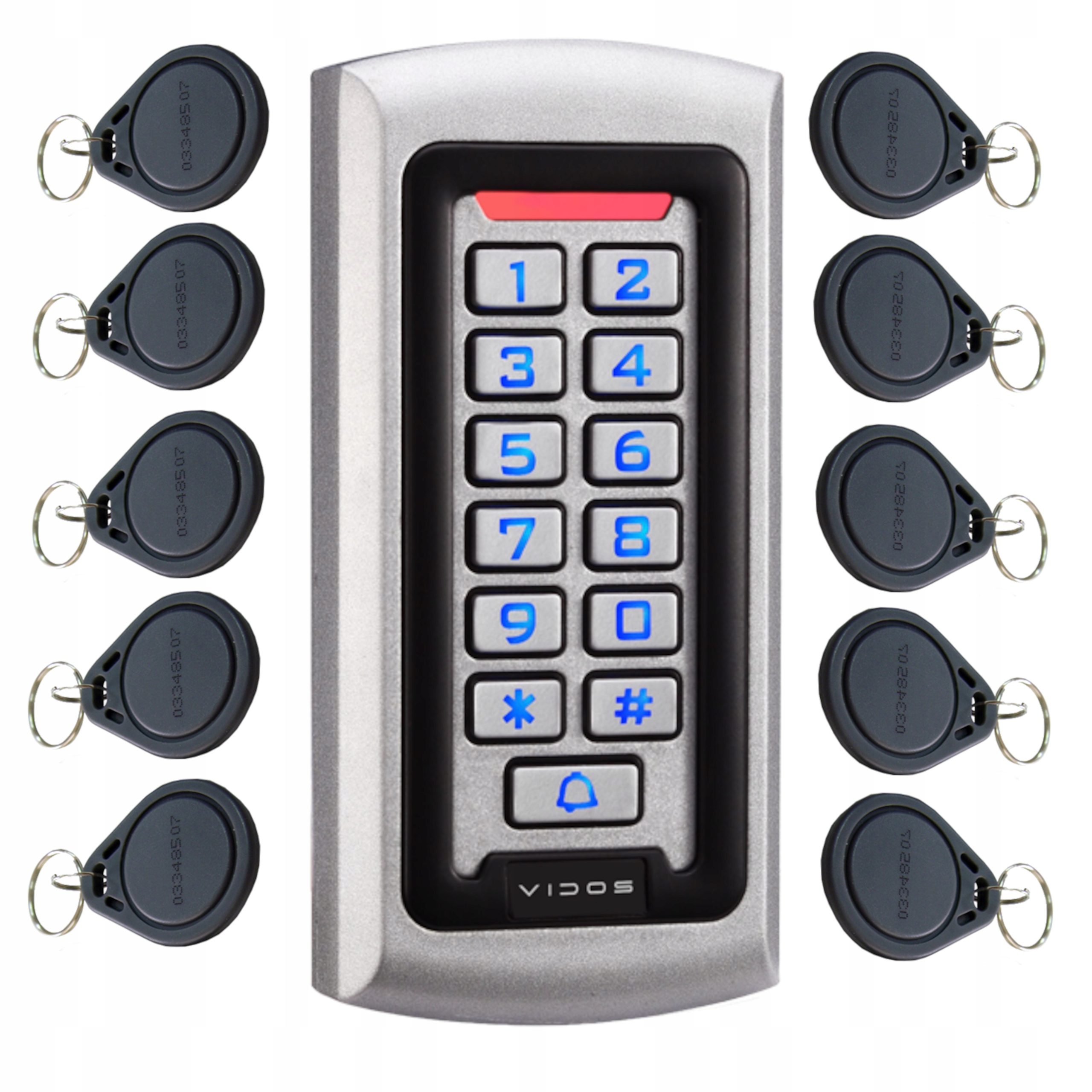 

ZS42 Zamek szyfrowy z czytnikiem Rfid Vidos 12V