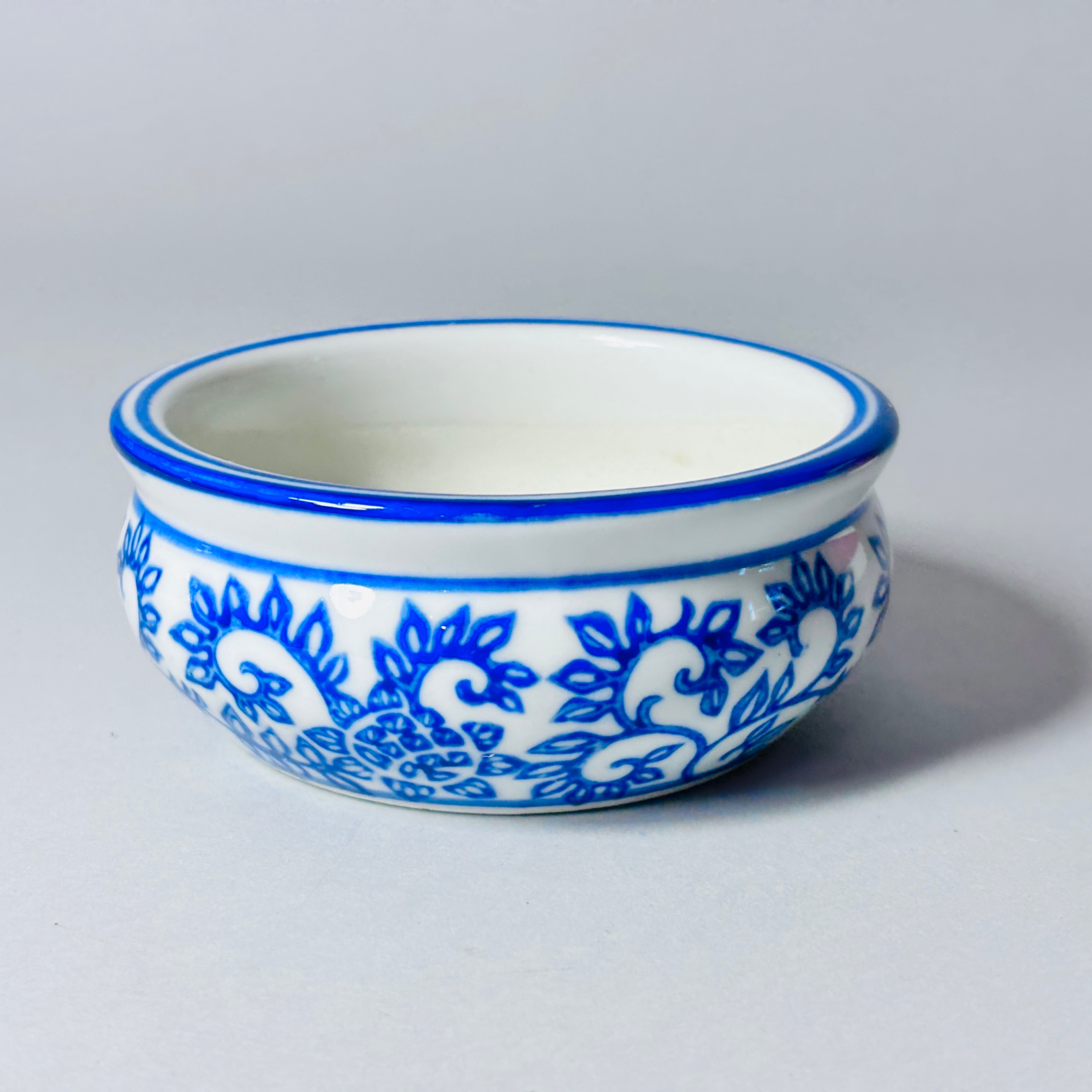 CHINY PIĘKNA MAŁA CERAMICZNA DONICZKA OSŁONKA NACZYNKO