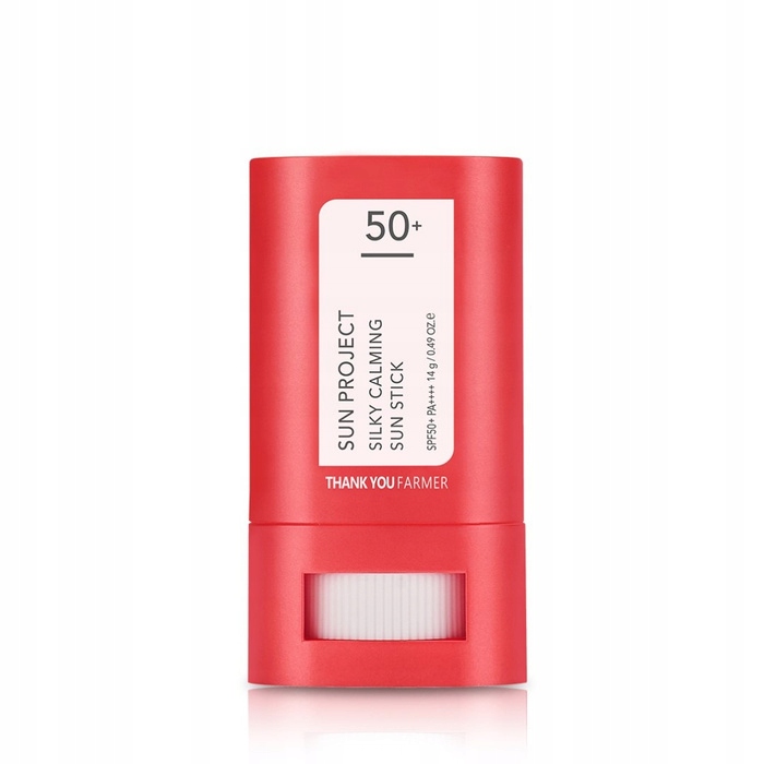 Thank You Farmer Sun Project Hedvábná zklidňující opalovací tyčinka SPF50+