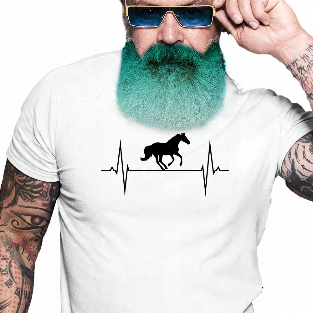 

Kocha Konie Linia Życia Koń Śmieszny tshirt M