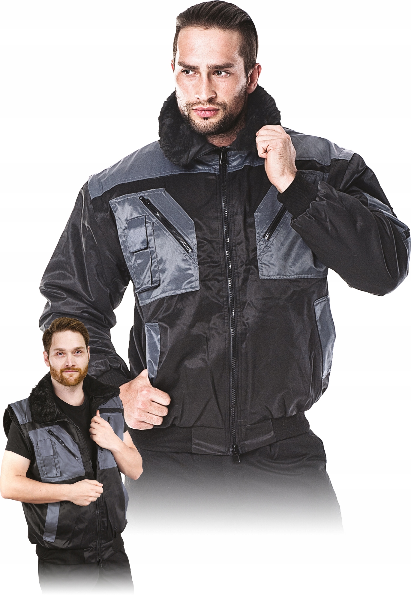 Zimní Bunda 4V1 Iceberg Bs Zateplená Vesta, velikost XXL