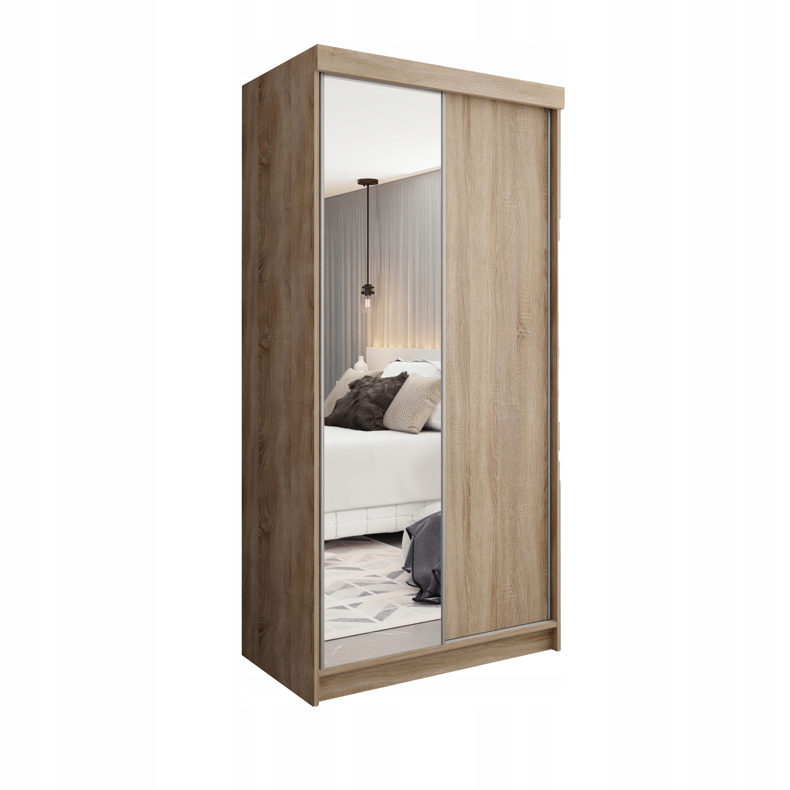 Skříň posuvná Barcelona B-23 100 Bílá Sonoma