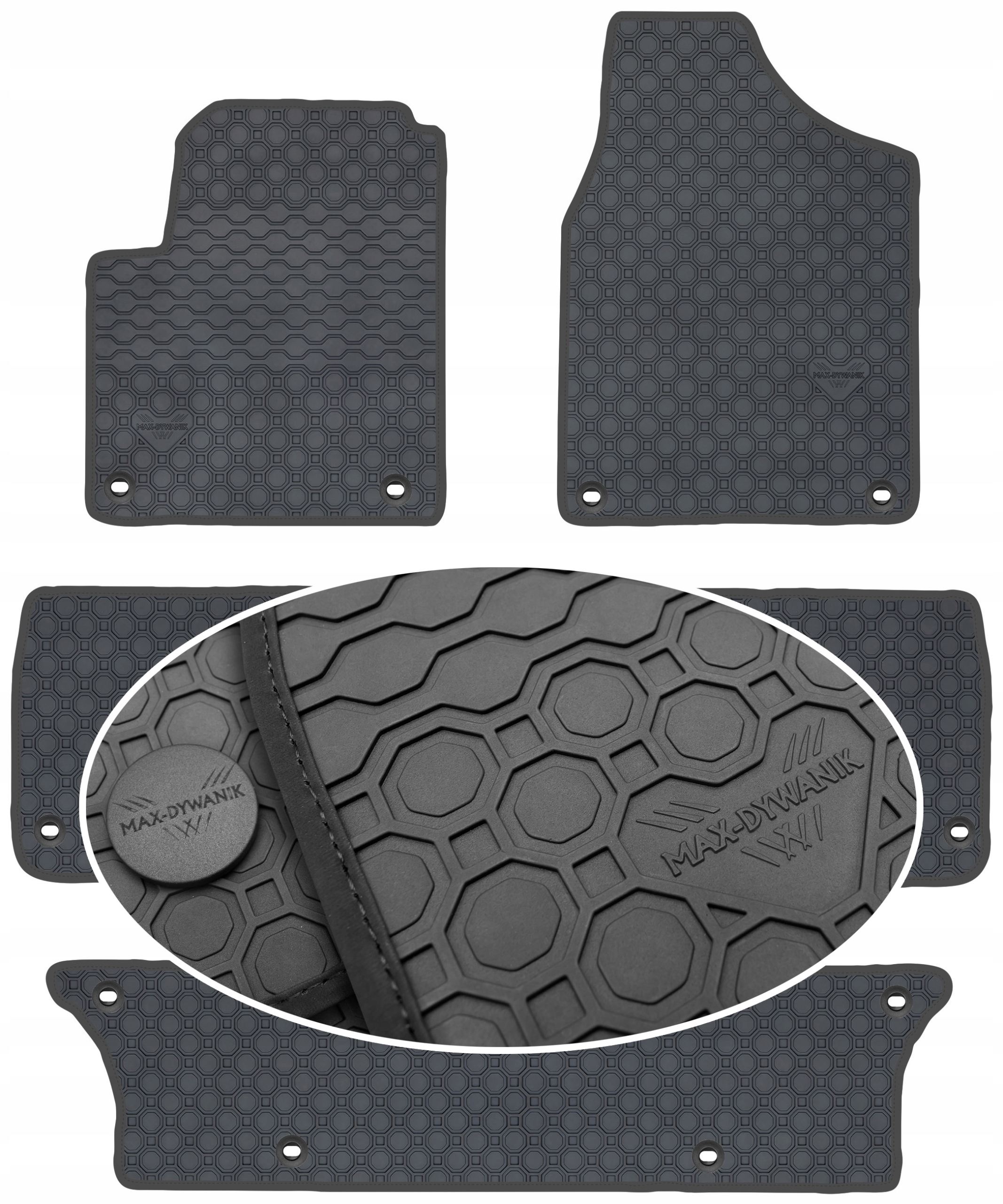 Ford Galaxy I 7os 1995-2006 Koberce Čierne