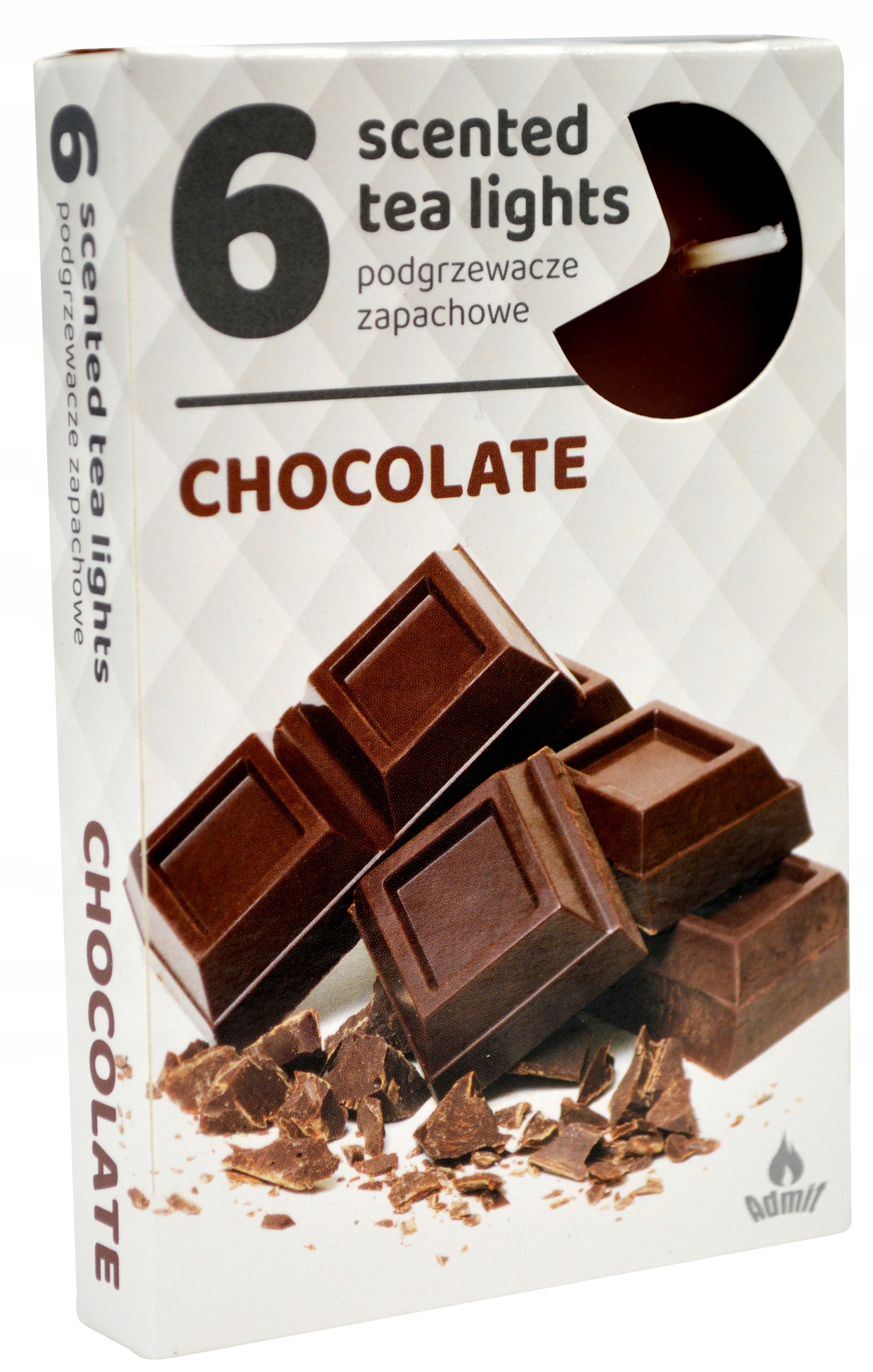 Podgrzewacze zapachowe 6 sztuk, zapach CZEKOLADA