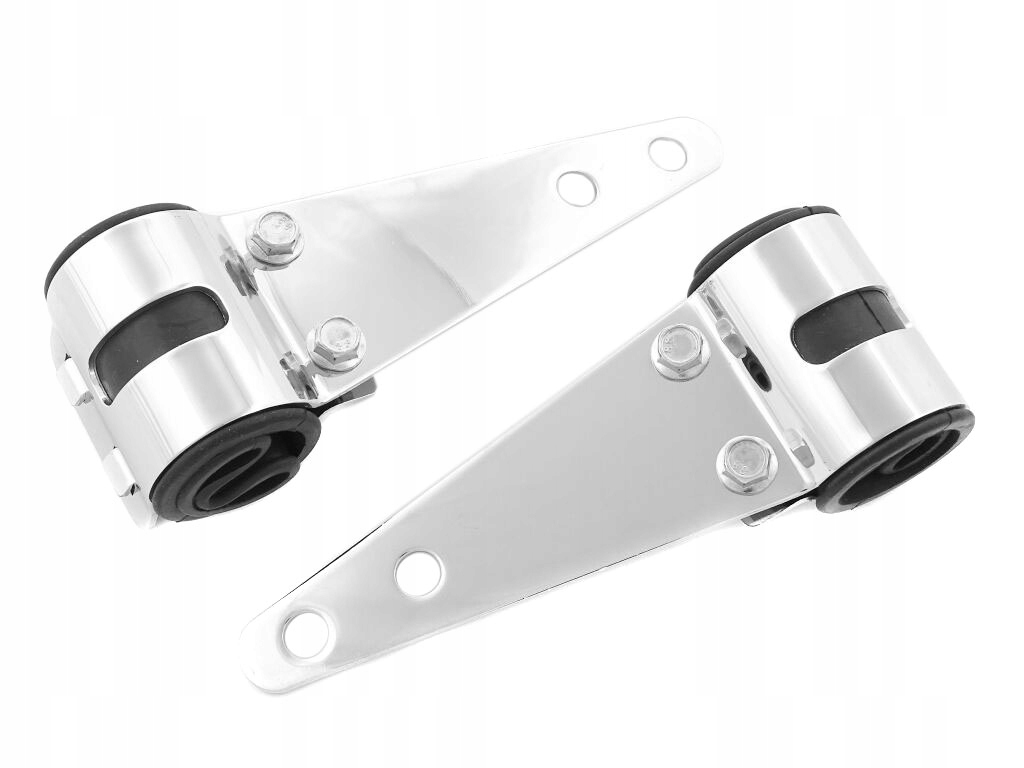 UCHWYTY REFLEKTORA PRZEDNIEJ LAMPY CHROM METAL