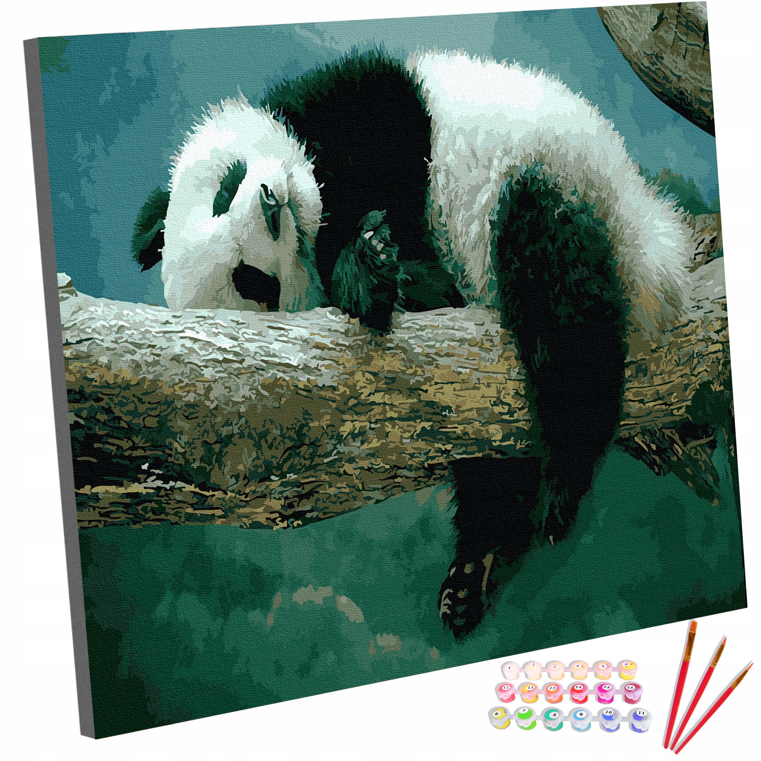 Sada Obraz na malování Malování Podle Čísel Na rámu Panda 40x50 cm