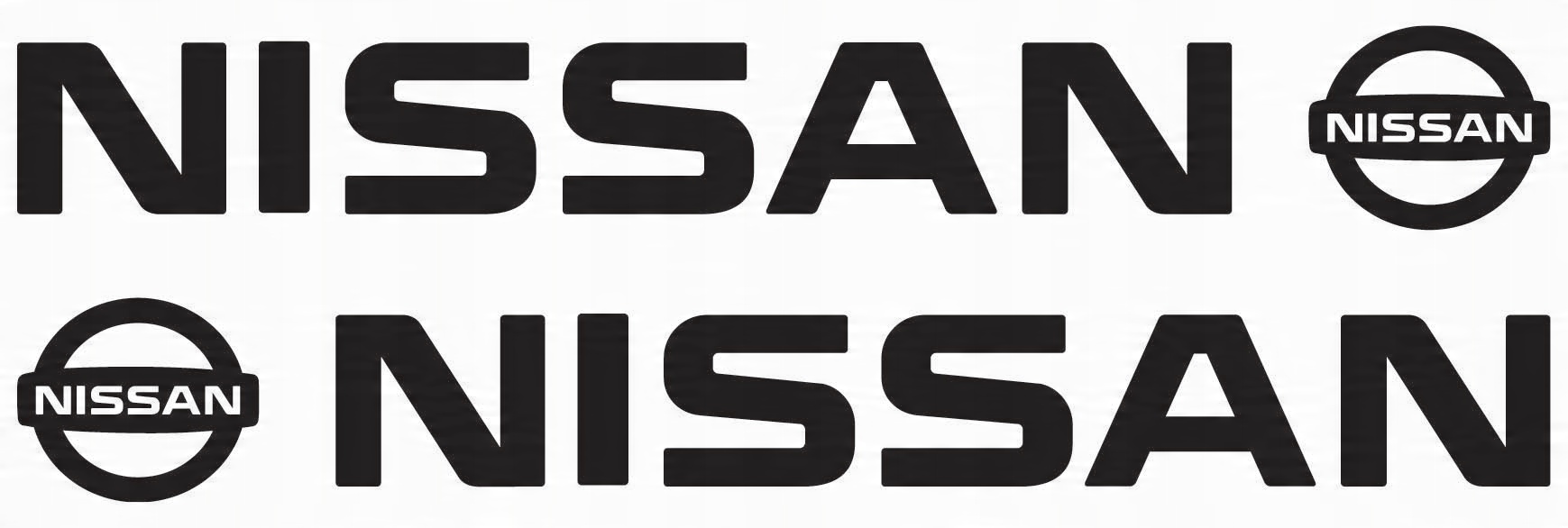 

Naklejki samoprzylepne Nissan 45cm 2szt #2