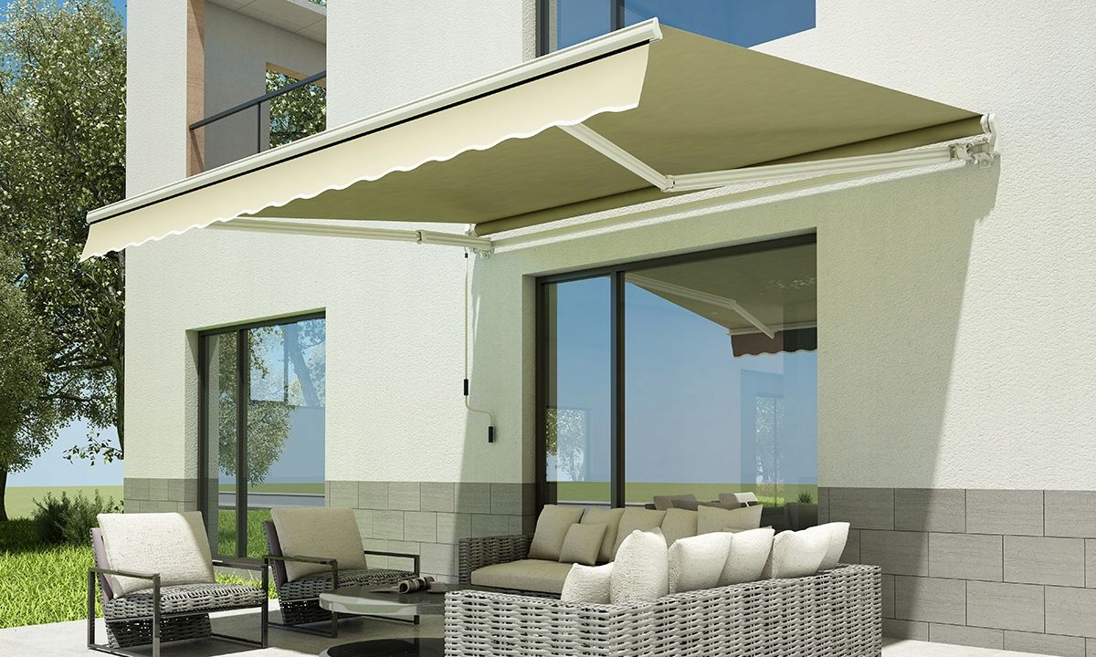 MARKIZA balkonowa TARASOWA ogrodowa PATIO BEŻ FOCUS GARDEN 300x250 cm EAN (GTIN) 5905529990113