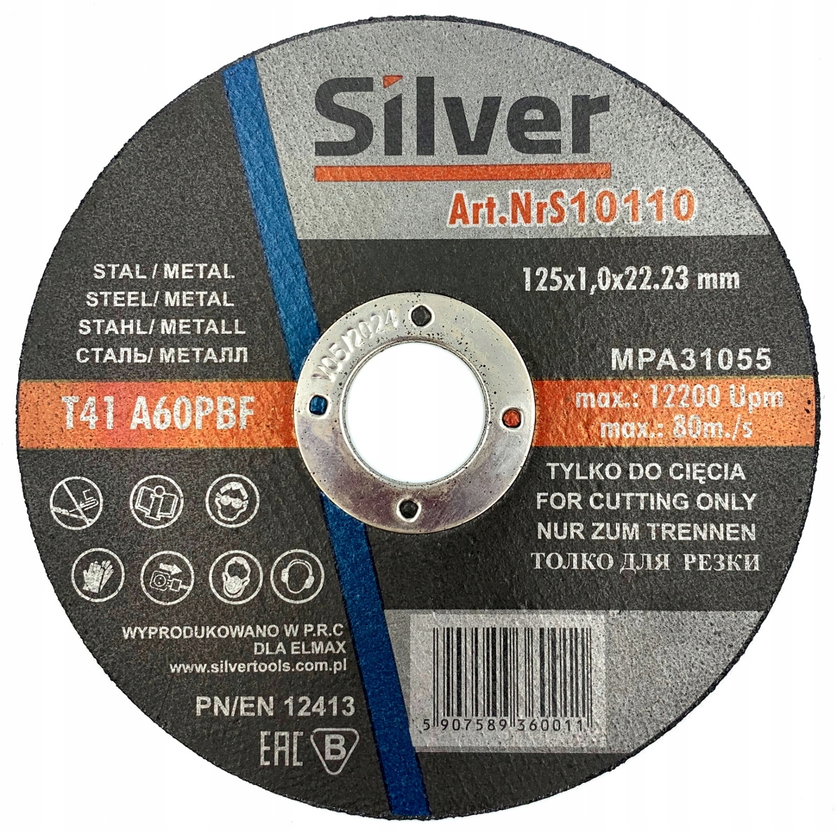 

Tarcza Do Cięcia Metalu 125 x 1,0mm