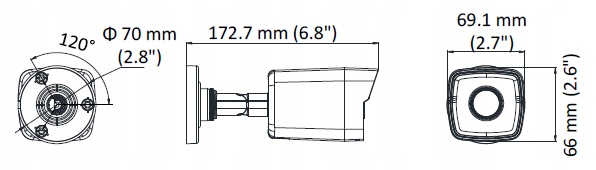 ІЧ-КАМЕРА СПОСТЕРЕЖЕННЯ 30M FULL IP 66 OUTDOOR Бренд Інше