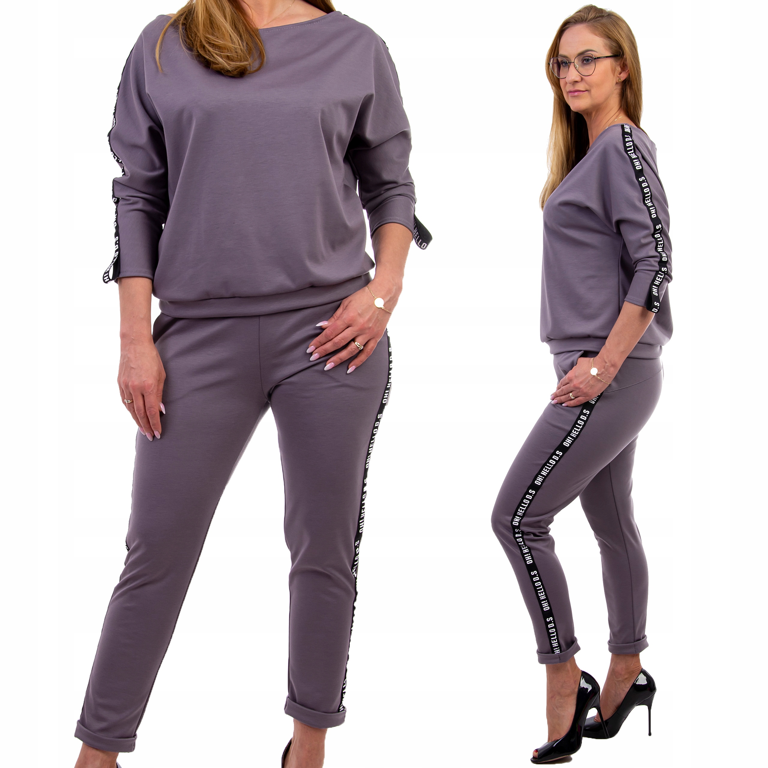 

Z149 Komplet Dres Lamówka Lampas Grafitowy r 40