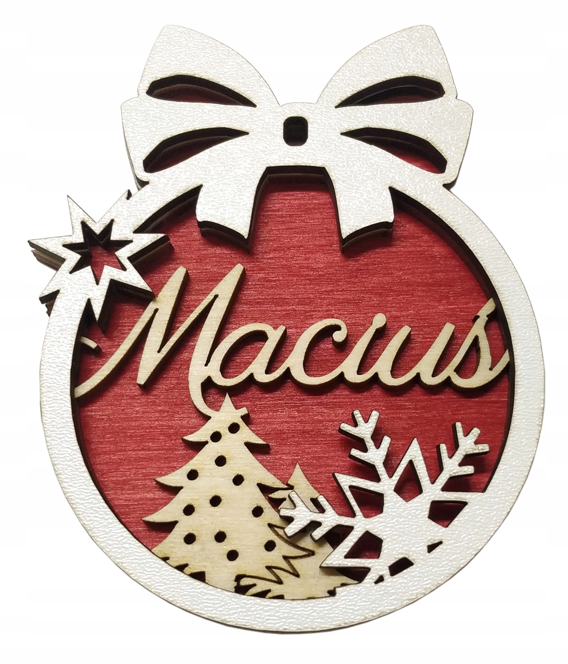 

Bombka z imieniem na choinkę imię bombki