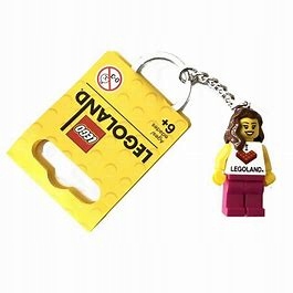 Lego 851330 Brelok Legoland Nowy Breloczek I love Legoland Unikat