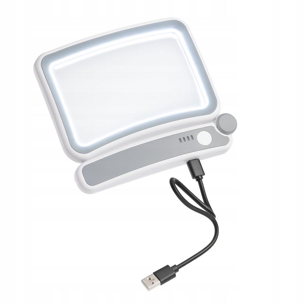 Lupa 3,5X Sklo S Podsvícením Pro Čtení Usb Pro Seniora