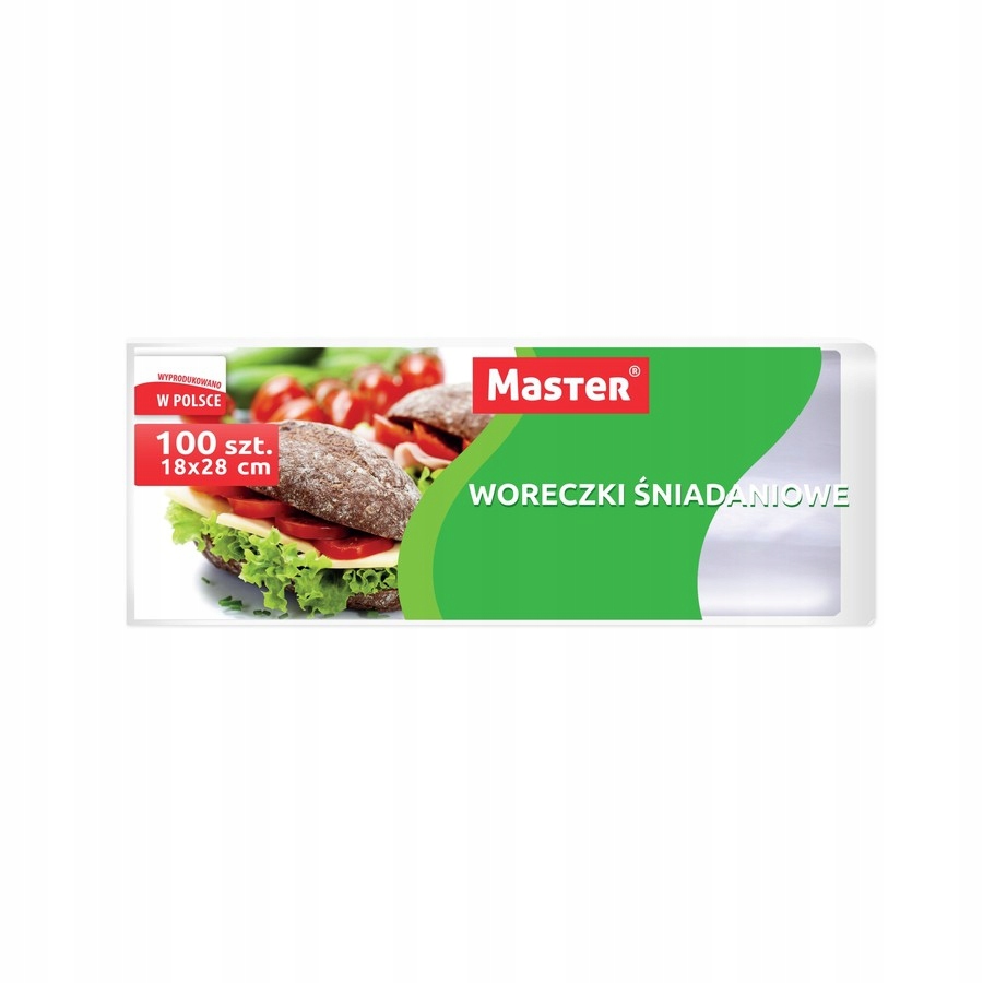 

Master Woreczki Śniadaniowe 18CM x 28CM 100 Sztuk