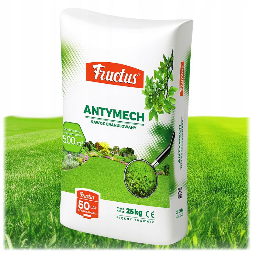 Nawóz do Trawy Antymech Nawóz do Trawnika Zwalcza Mech 25 Kg
