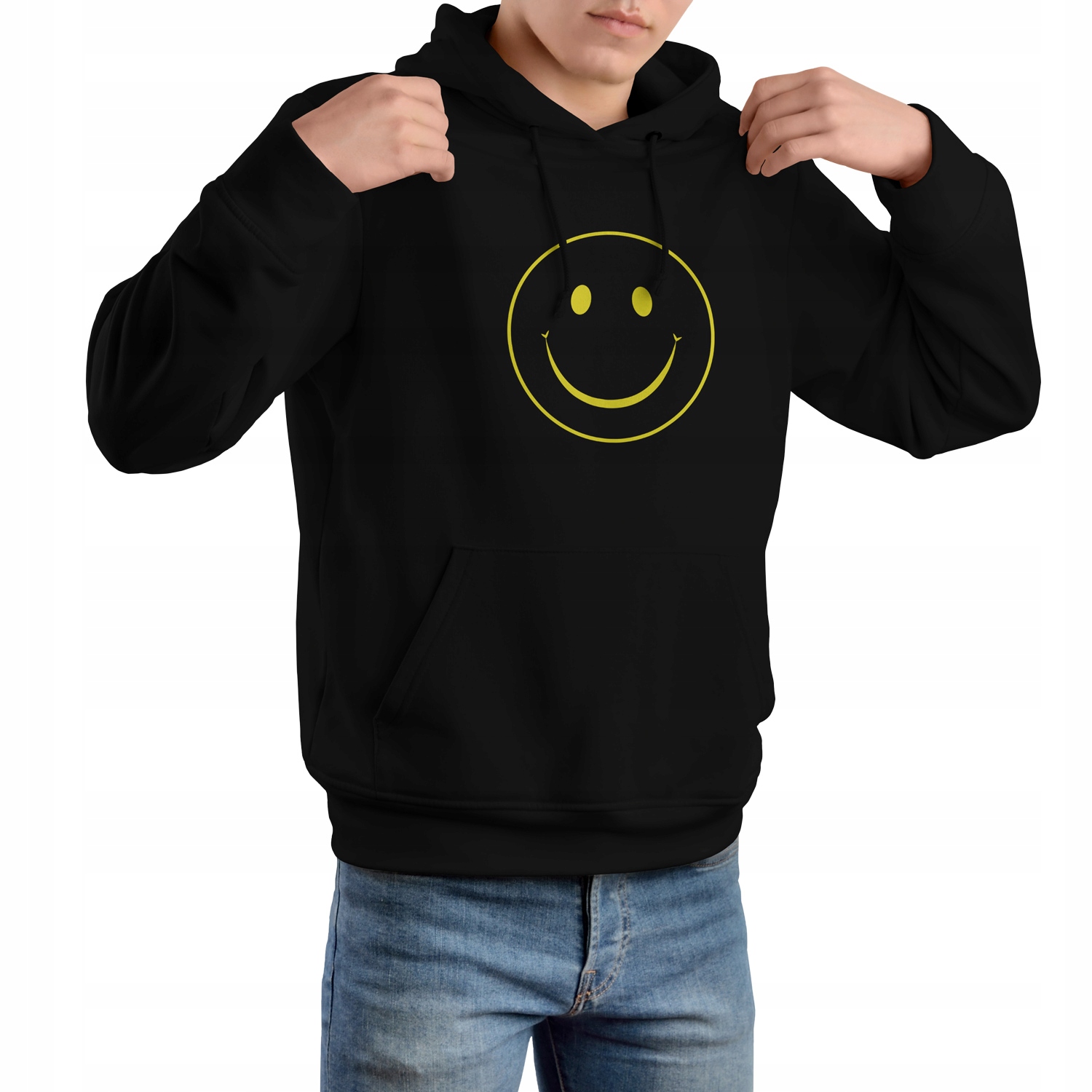 SMILE bluza UŚMIECH emotka EMOJI kangurka emot XXL Rozmiar XXL