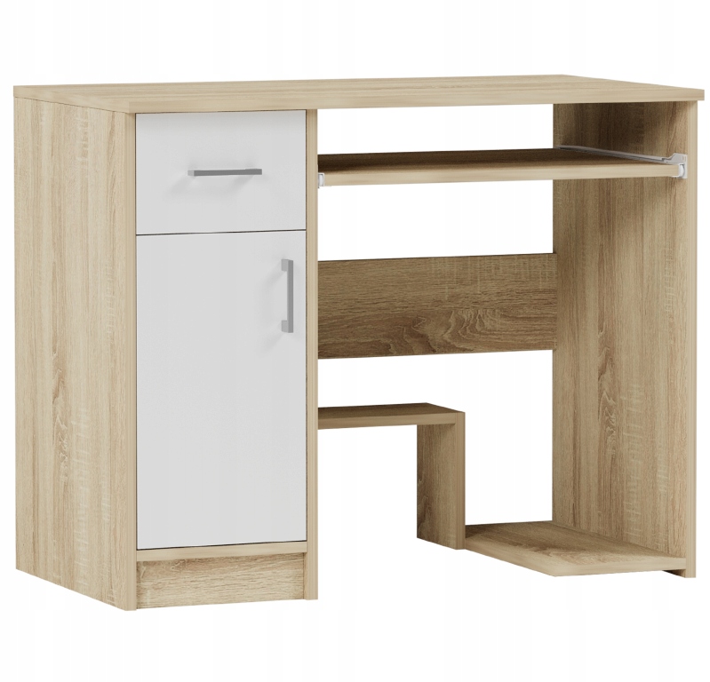 BIURKO KOMPUTEROWE 90 STOLIK LAPTOP SONOMA MIX N10