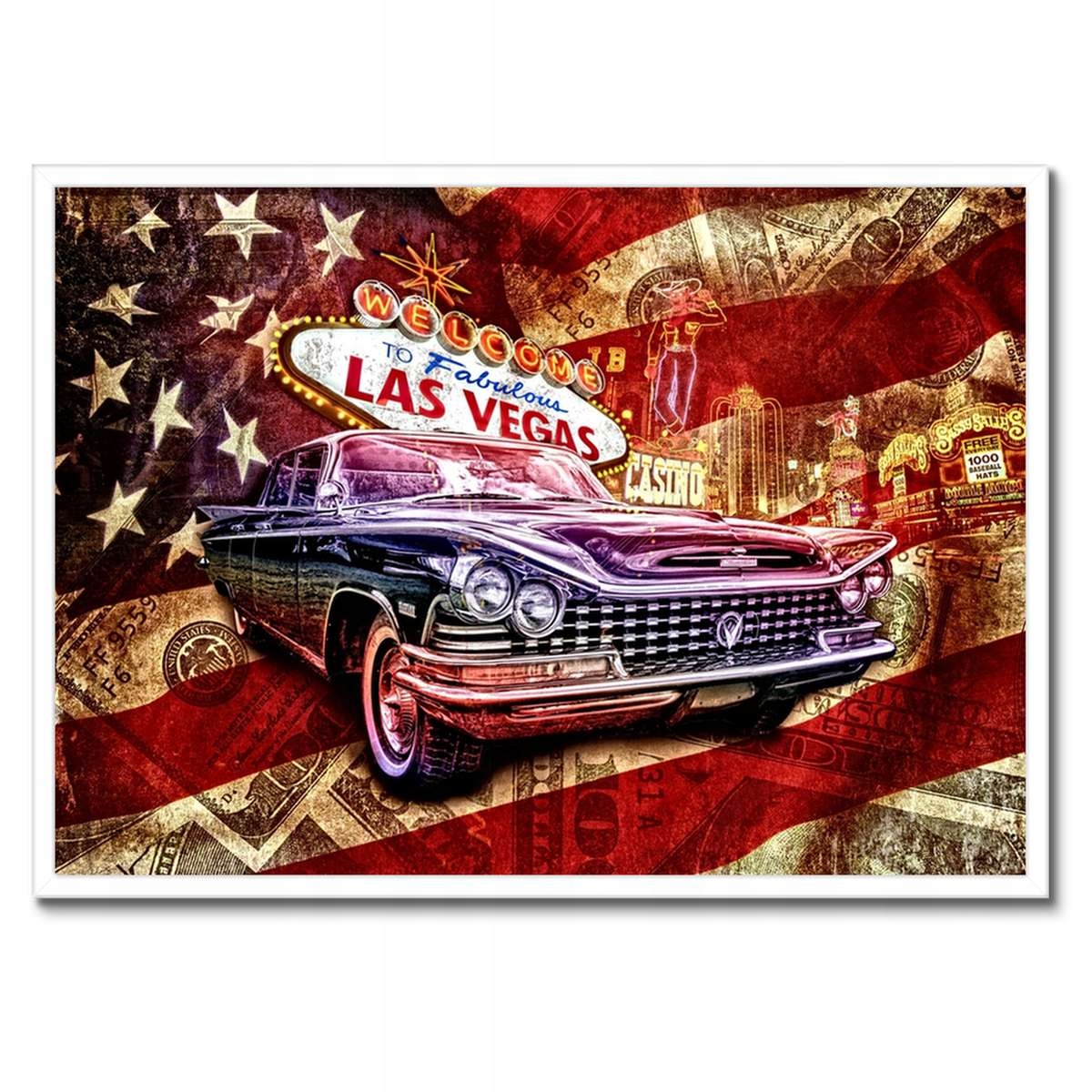 Plakáty v rámu 70x50 Welcome to Fabulous Las Vegas