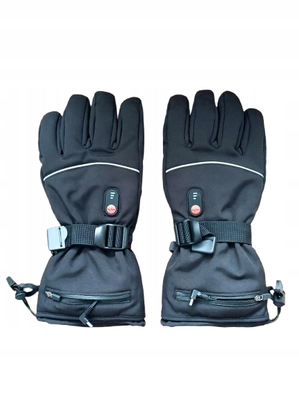 Rękawice Ogrzewane Podgrzewane Zimowe z Bateriami Rozmiar L