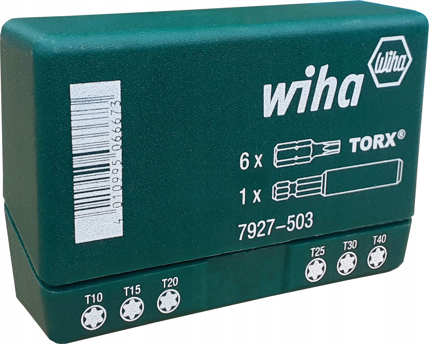ZESTAW BITÓW WIHA GREEN TRESOR TORX 7 CZ 1/4` Marka Wiha