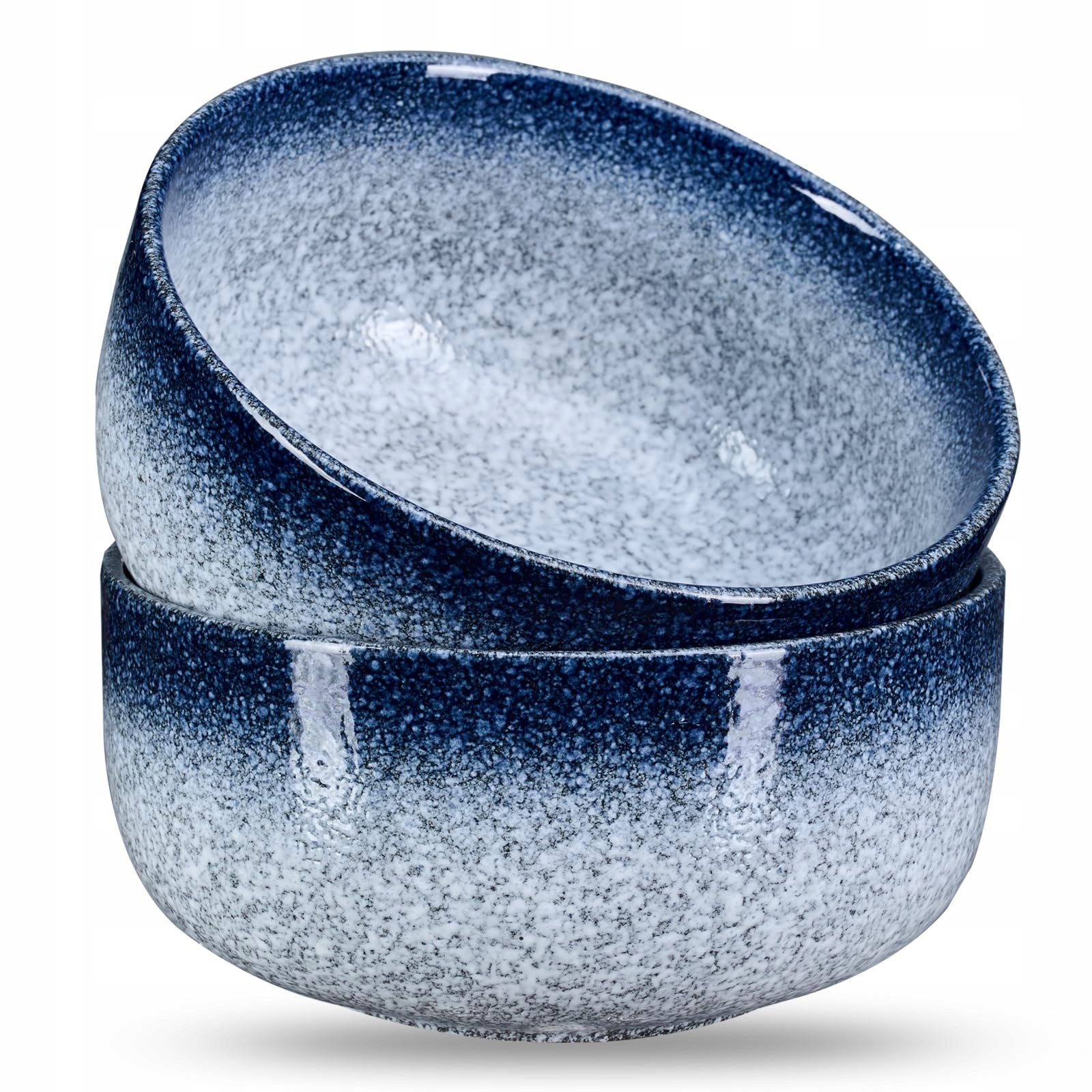 Misky na servírování 2 kusů porcelánové, objem 950 ml, modré na polévku