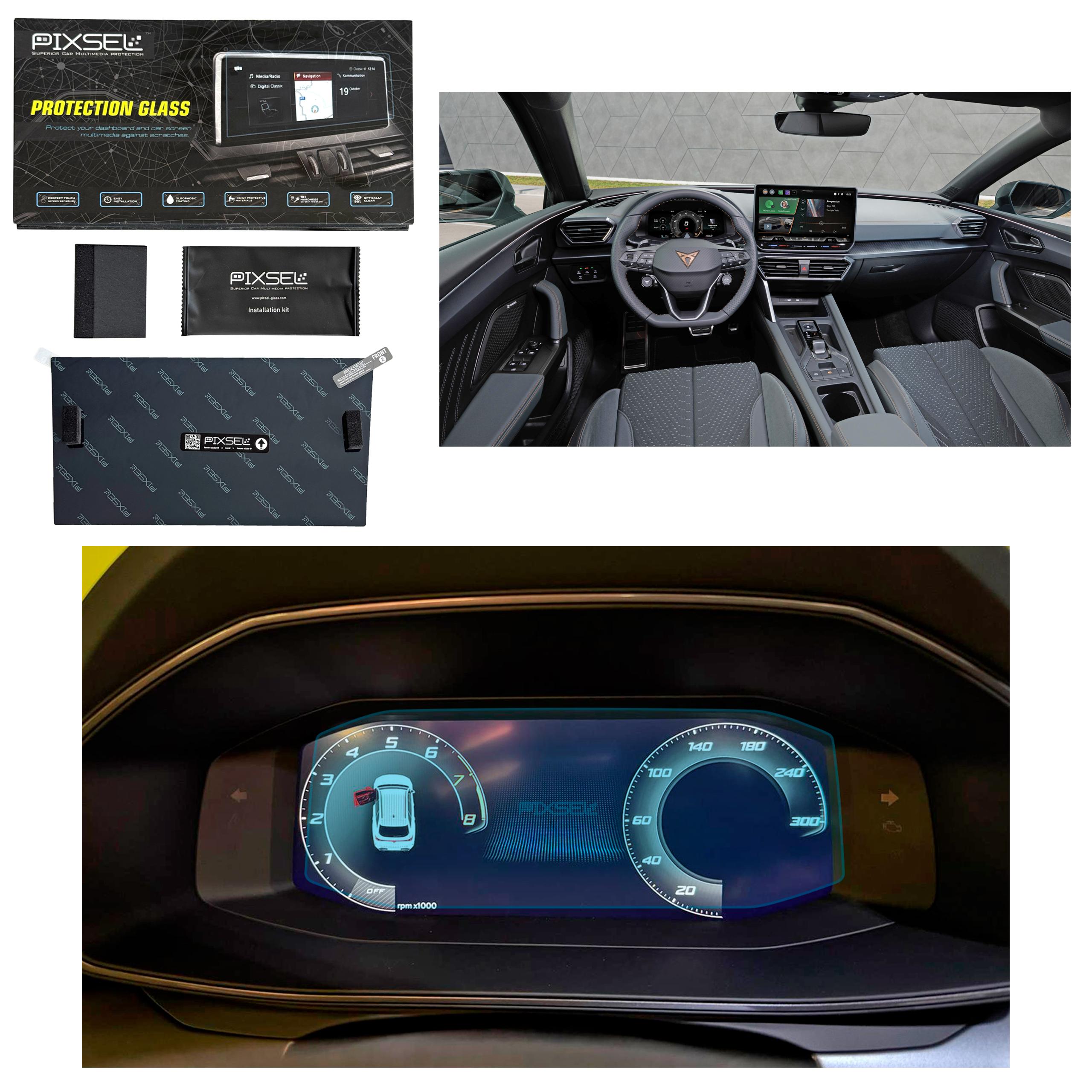 Antyodciskowe Matowe Szkło Ochronne Cupra LEON-9.9“ 2024-