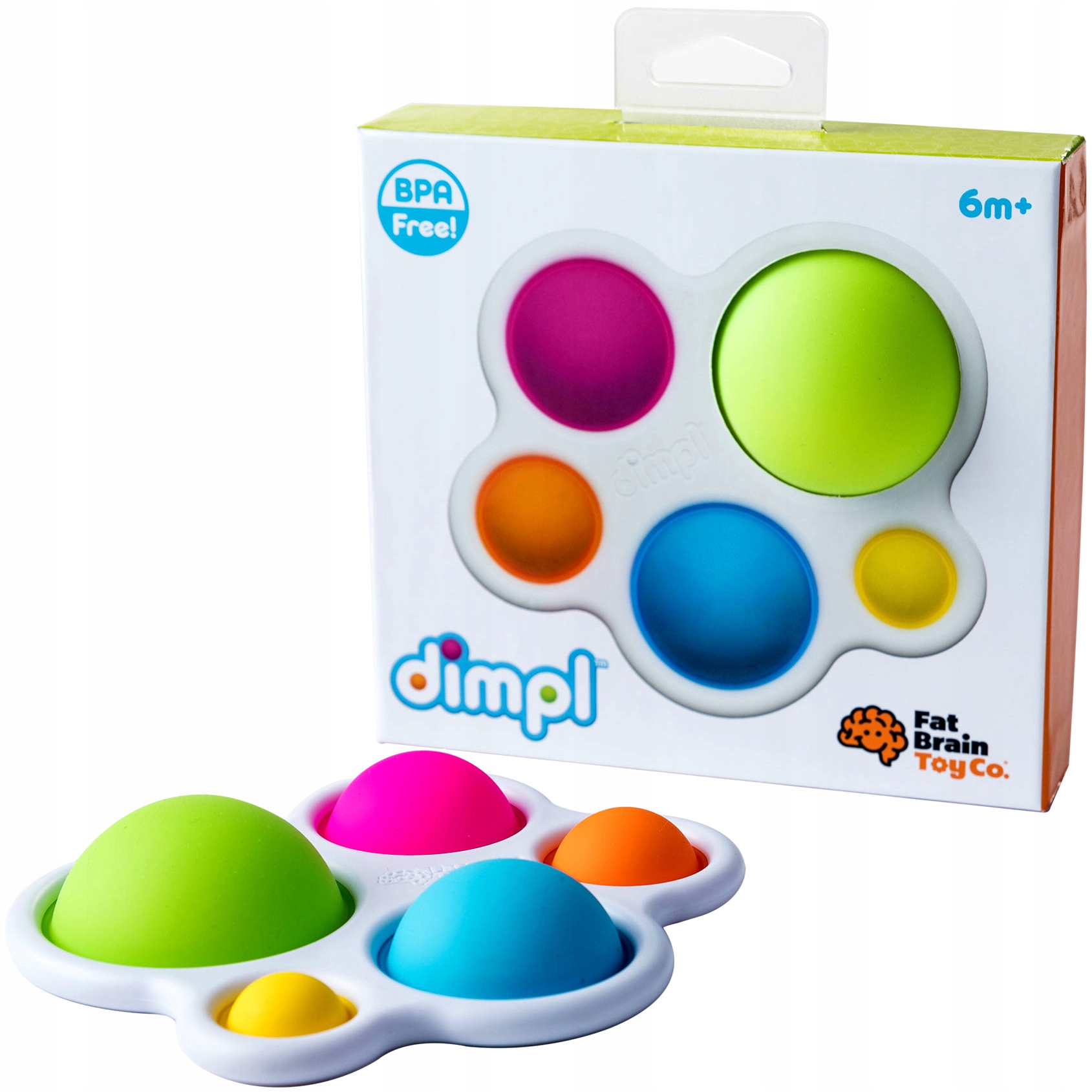 

Fat Brain Toys Sensoryczne Bąbelki Guziczki Dimpl