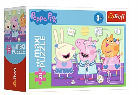 

Puzzle 20 Mini Maxi Świnka Peppa Dzień Trefl