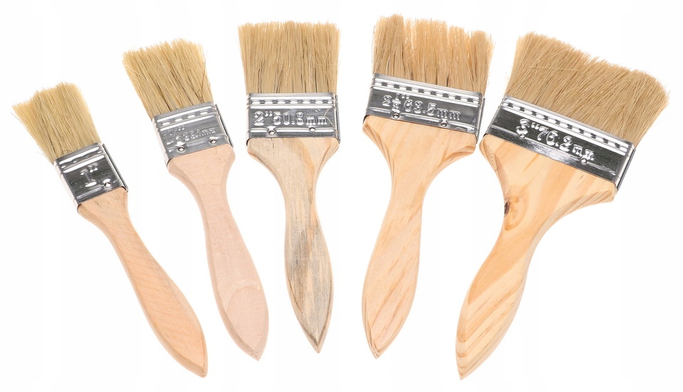 

Pędzle Malarskie Zestaw Pędzli 5szt 25-76mm 2180