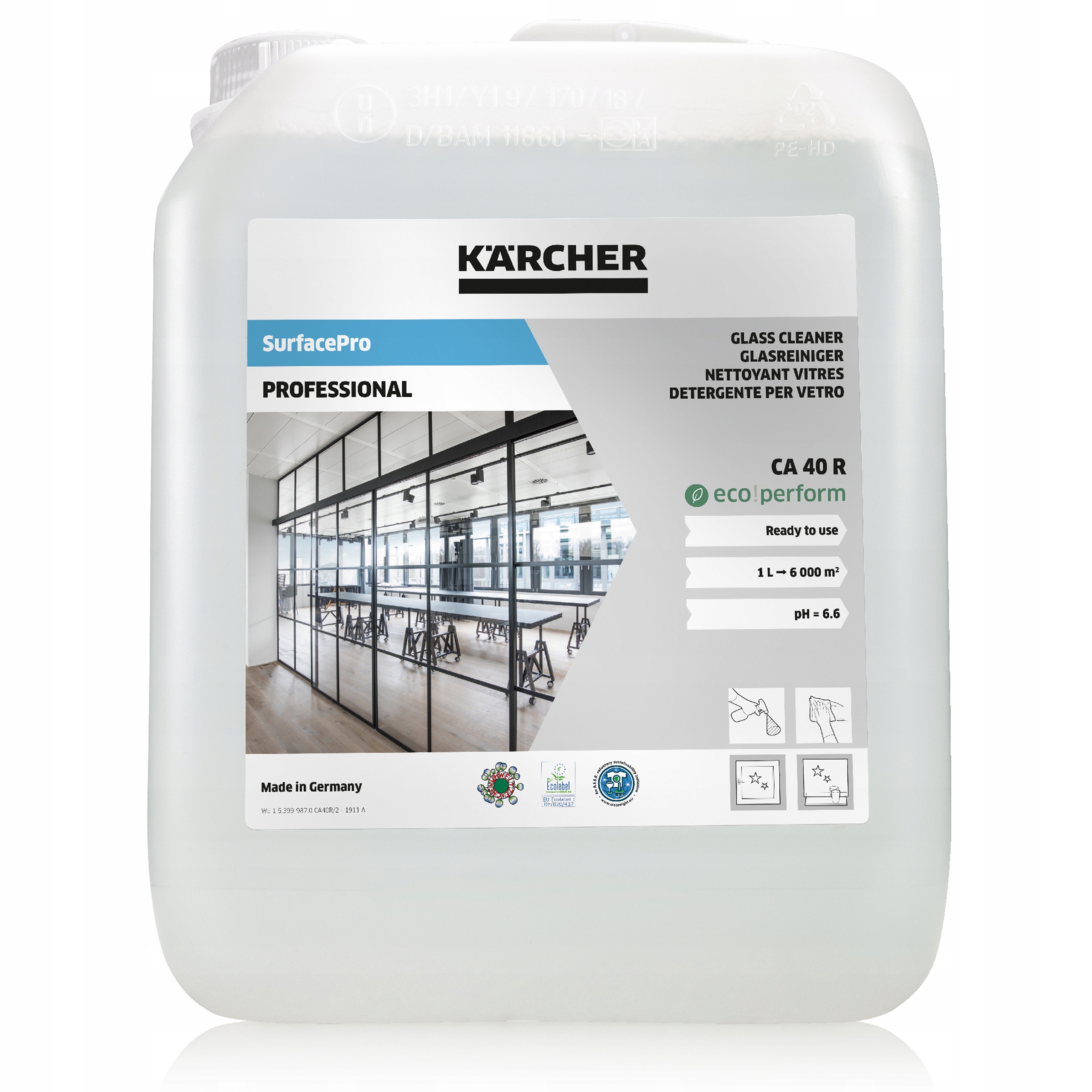 

Karcher Ca 40 R Płyn Do Okien Profesjonalny 5 L
