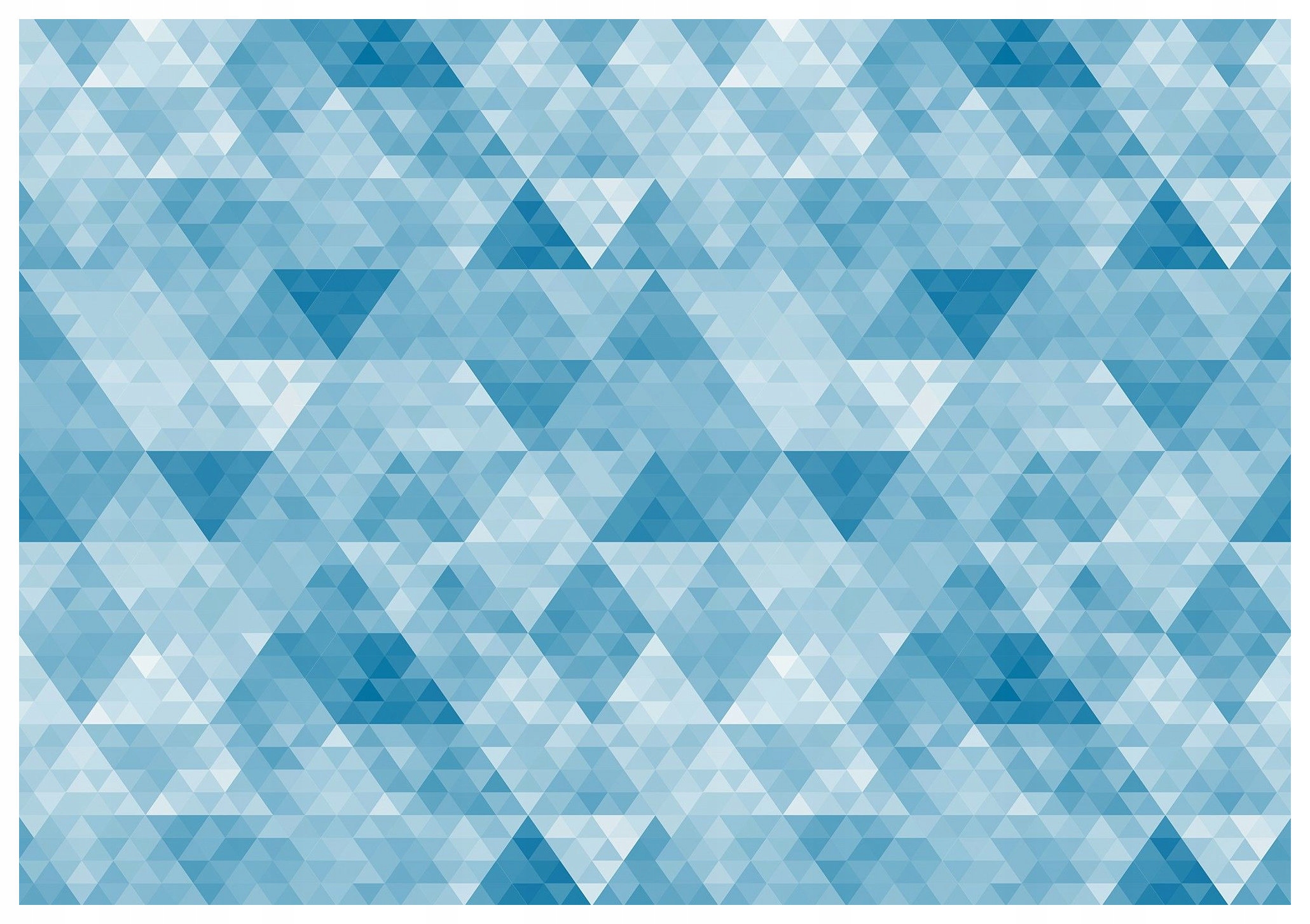 Fototapeta flizelina Modré trojúhelníky geometrie abstrakce 254x184 lepidlo