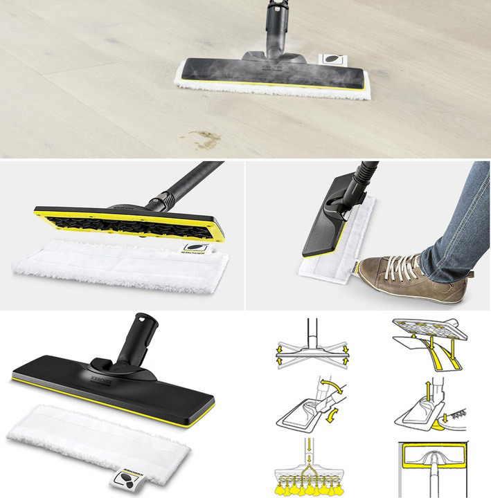 KARCHER SC 2 PAROWNICA Easyfix MOP PAROWY MYJKA PAROWA MOCNA XXL Maksymalne ciśnienie pary 3.2 bar