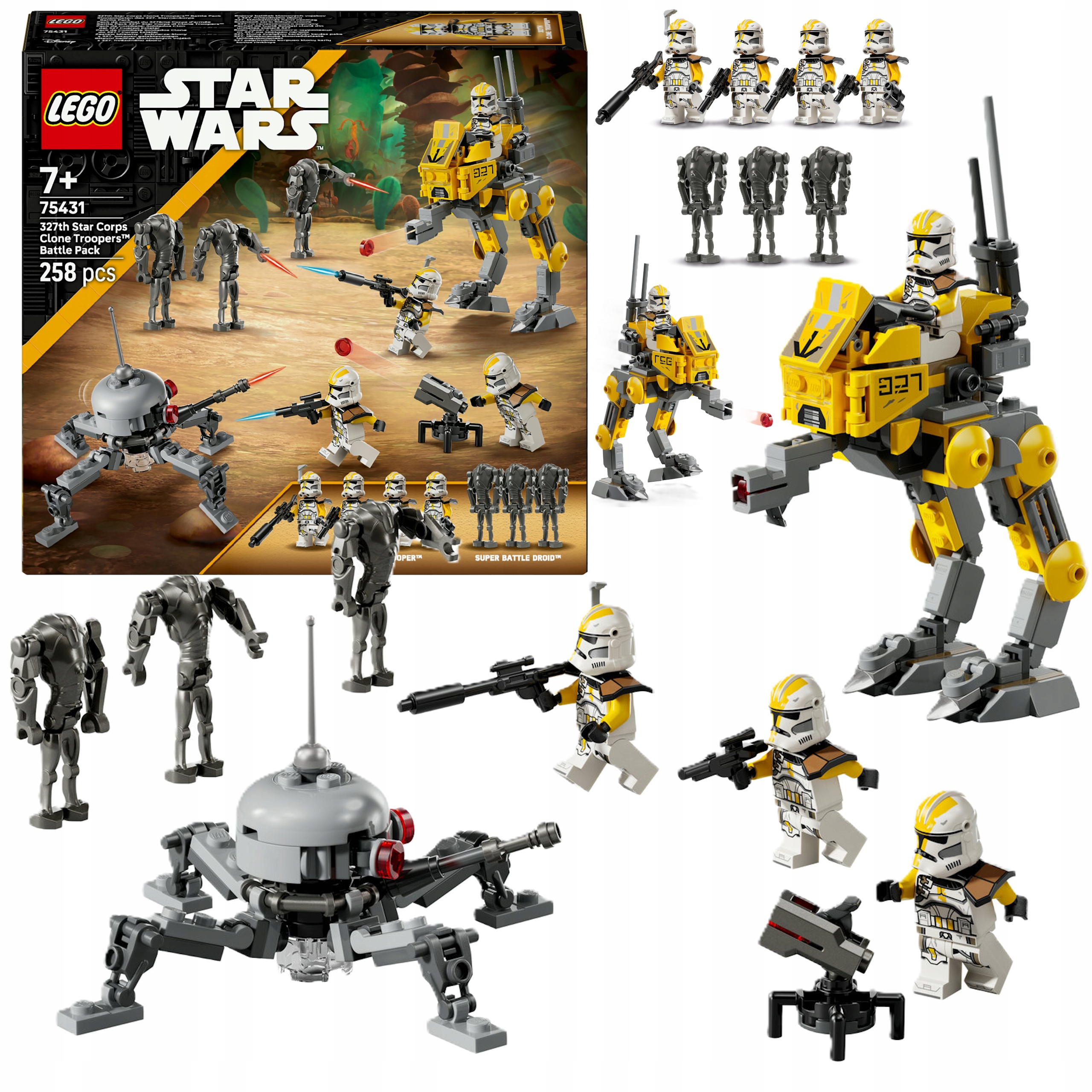 Lego Star Wars Klony Z 327. Korpusu Galaktycznego Na Święta Mikołaj