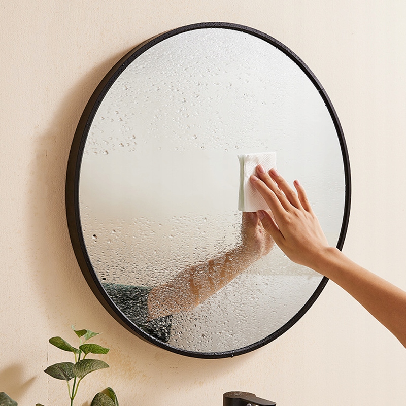 DUŻE LUSTRO OKRĄGŁE Industrialne ŁAZIENKOWE SALON SYPIALNIA CZARNE 70CM 700 Marka inna