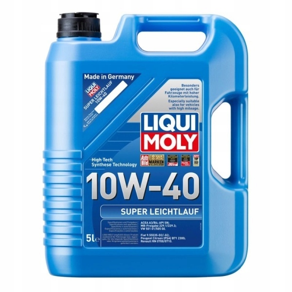 Liqui Moly Moly Olej 10W40 5L Leichtlauf/ 505.00/ 229.1