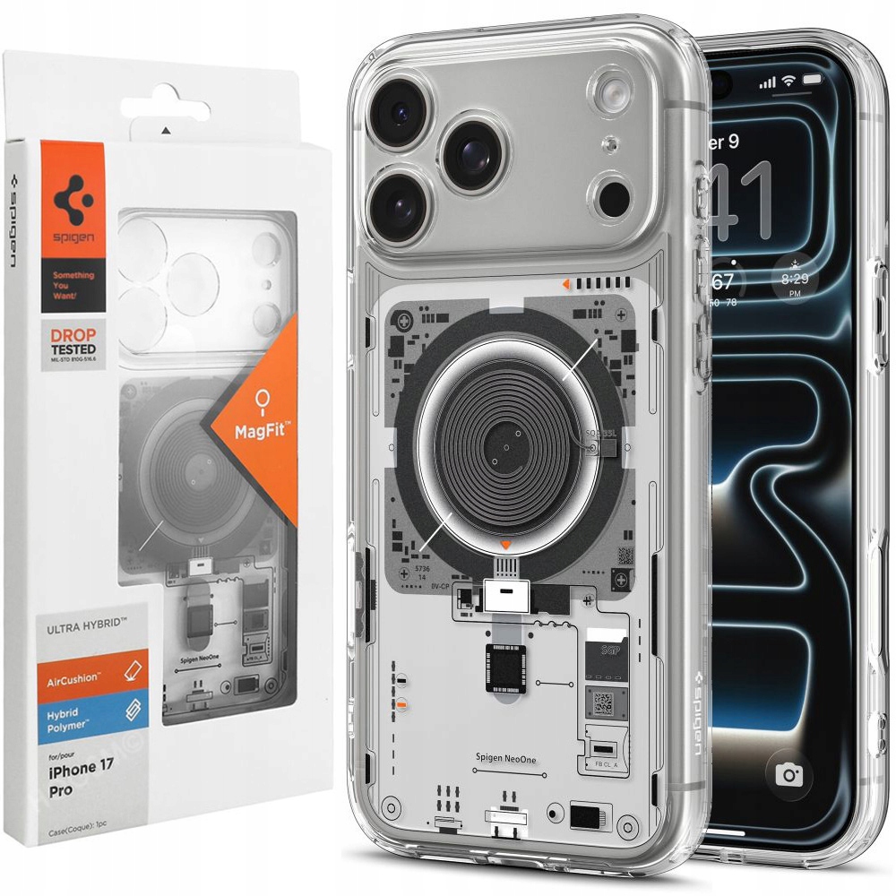 Pouzdro Spigen Ultra Hybrid s MagSafe Neo One pro Apple iPhone 17 Pro