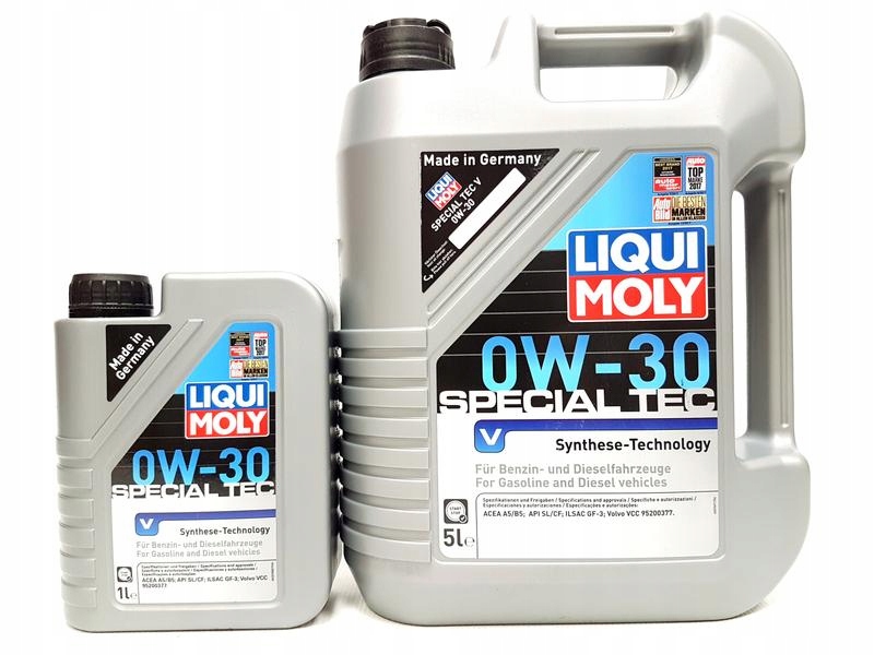 LIQUI MOLY SPECIAL TEC V 0W30 A5/B5 VOLVO 9L Model Special Tec V