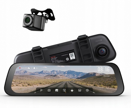 70mai S500 Set Videorekordér zrcátko automobilová couvací kamera