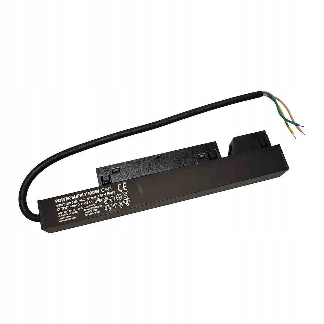 Eko-Light napájecí zdroj pro Magnetic Track 20Mm 100W 48V Slim lampa osvětlení
