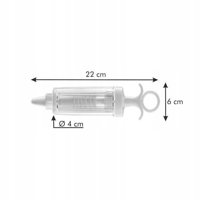 Dekorator z tłokiem - Tescoma - 22 cm Marka Tescoma