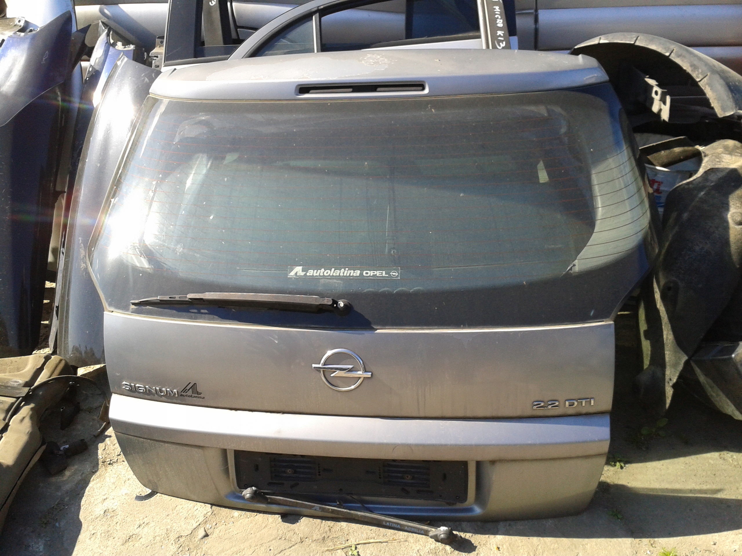 KLAPA TYLNA BAGAŻNIKA OPEL SIGNUM