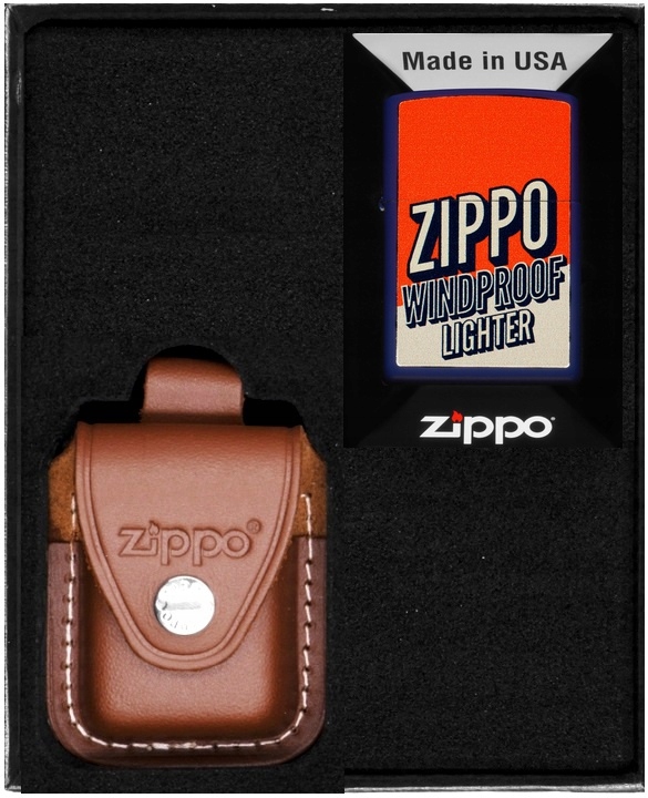 Sada Zippo Zapalovač Windproof Lighter Design 5 Dárkový No4