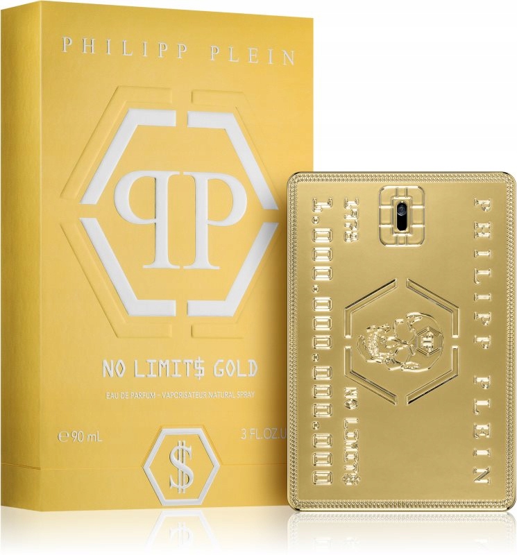 Philipp Plein No Limits Gold Parfémovaná Voda 90 ML Pro Muže