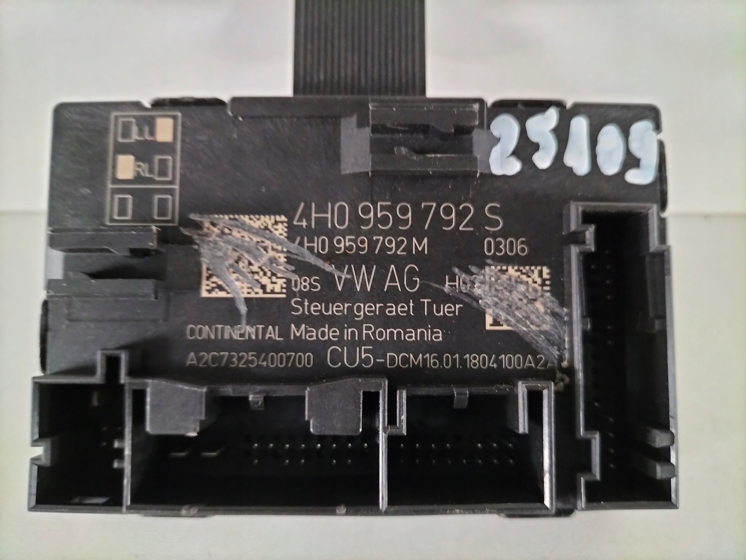 module control unit door right PORSCHE 911 991 11