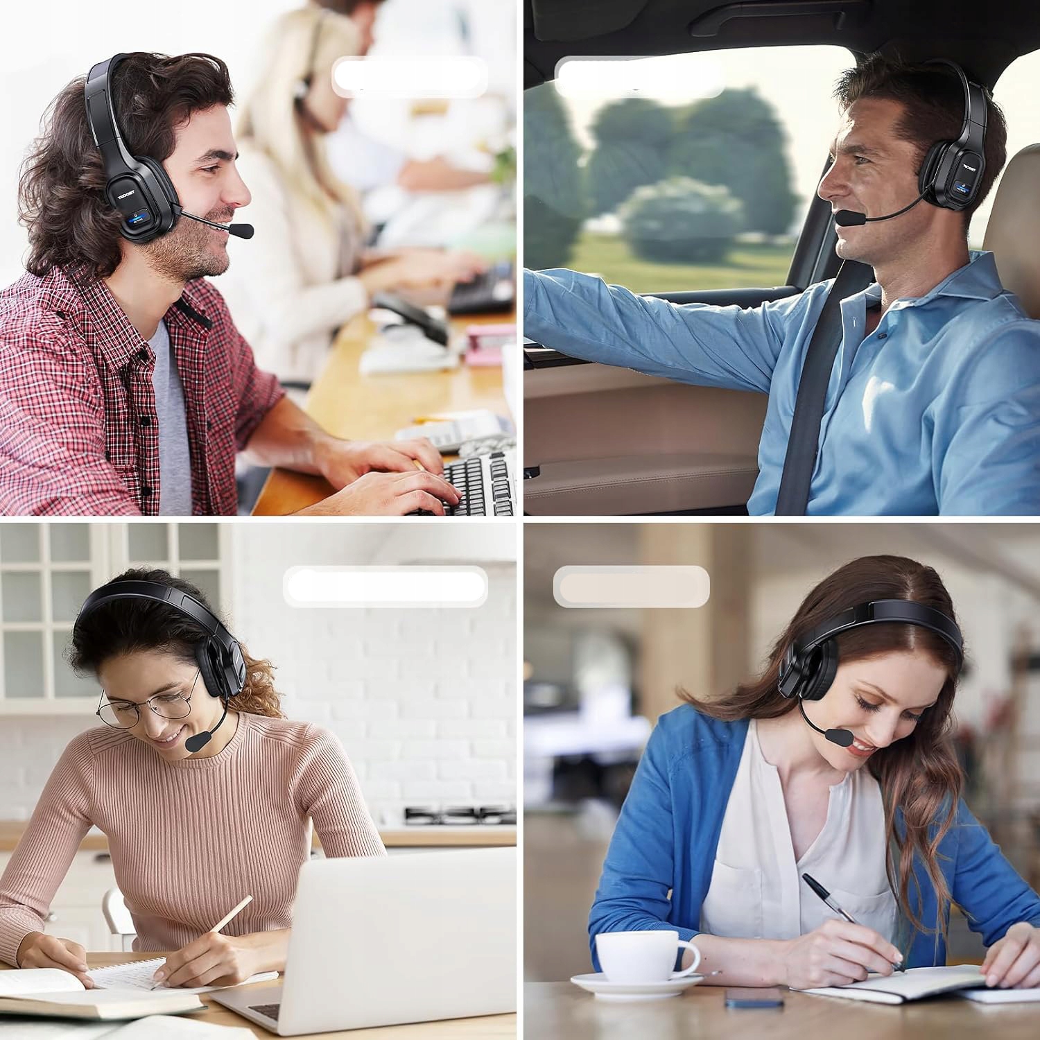 Słuchawki bezprzewodowe nauszne Tecknet TK-HS001 Bluetooth + 2,4GHz USB EAN (GTIN) 5056243603480