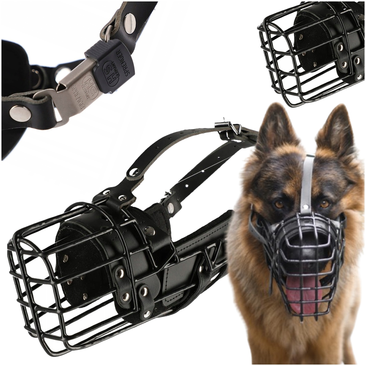 Fyziologický Náhubek Pro Psa K9 Dingo Gear Malinois obvod 26 cm